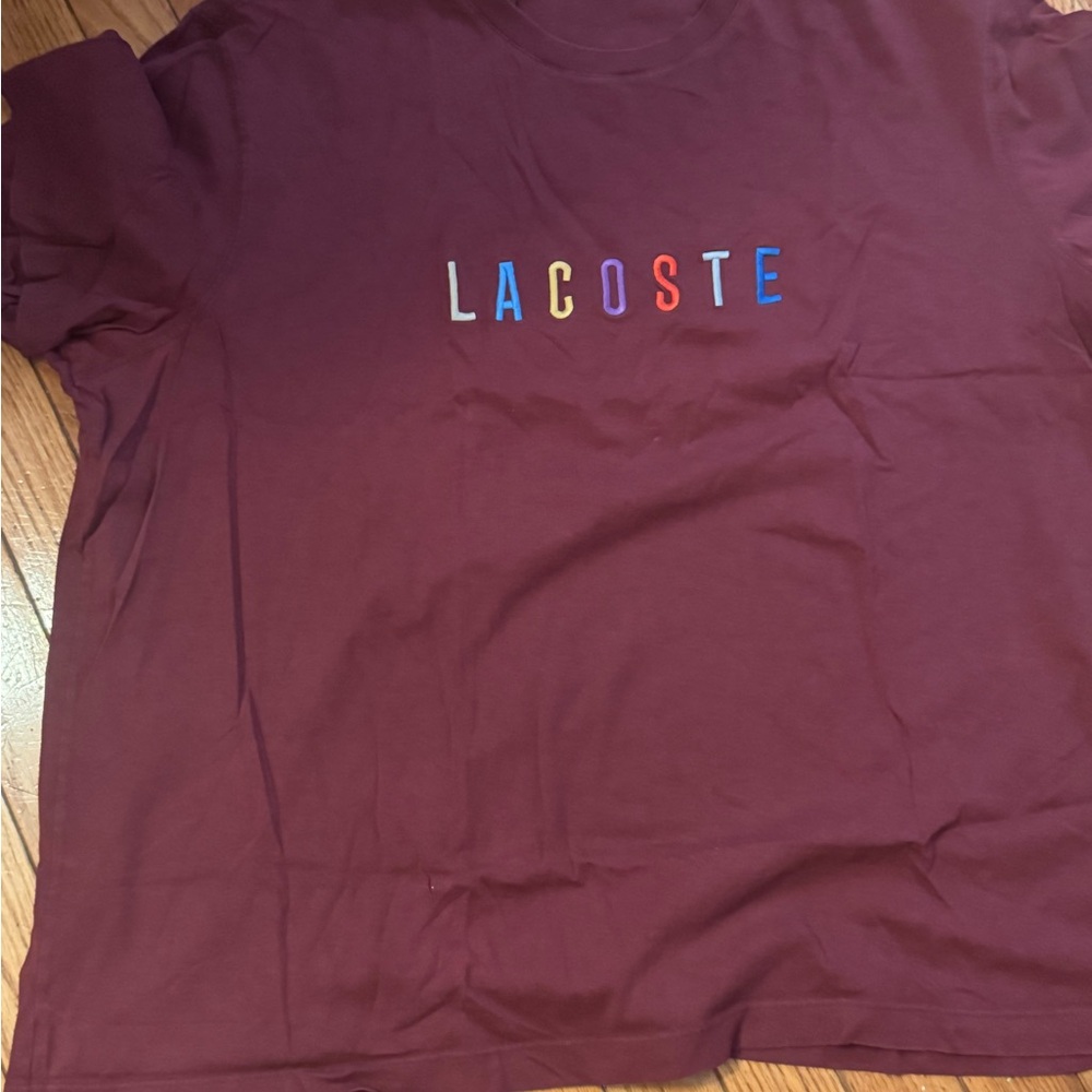 Lacoste Burgundy Regular Fit Shirt